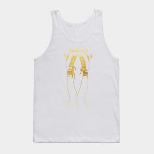 Retro Roller Skates Tank Top